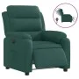 Sillón reclinable eléctrico tela verde oscuro de , Sillones - Ref: Foro24-3204962, Precio: 288,65 €, Descuento: %