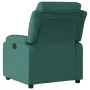 Sillón reclinable eléctrico tela verde oscuro de , Sillones - Ref: Foro24-3204962, Precio: 288,65 €, Descuento: %