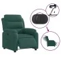 Sillón reclinable eléctrico tela verde oscuro de , Sillones - Ref: Foro24-3204962, Precio: 288,65 €, Descuento: %