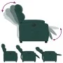 Sillón reclinable eléctrico tela verde oscuro de , Sillones - Ref: Foro24-3204962, Precio: 288,65 €, Descuento: %