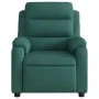 Sillón reclinable eléctrico tela verde oscuro de , Sillones - Ref: Foro24-3204962, Precio: 288,65 €, Descuento: %