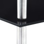 3-stöckiges Regal aus gehärtetem Glas schwarz 30x30x67 cm von vidaXL, Bücherregale und Regale - Ref: Foro24-249519, Preis: 35...