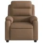 Sillón reclinable eléctrico de tela marrón de , Sillones - Ref: Foro24-3204960, Precio: 289,30 €, Descuento: %