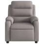 Sillón reclinable de masaje eléctrico tela gris taupe de , Sillones - Ref: Foro24-3204976, Precio: 299,97 €, Descuento: %