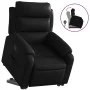 Reclining and lift chair in black faux leather by , Armchairs - Ref: Foro24-3205042, Price: 323,61 €, Discount: %
