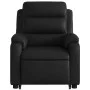Reclining and lift chair in black faux leather by , Armchairs - Ref: Foro24-3205042, Price: 323,61 €, Discount: %