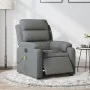 Sillón reclinable de masaje eléctrico tela gris oscuro de , Sillones - Ref: Foro24-3204969, Precio: 302,84 €, Descuento: %