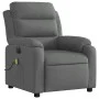 Sillón reclinable de masaje eléctrico tela gris oscuro de , Sillones - Ref: Foro24-3204969, Precio: 302,84 €, Descuento: %
