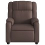 Sillón de masaje reclinable eléctrico cuero sintético marrón de , Sillones - Ref: Foro24-3205145, Precio: 280,84 €, Descuento: %