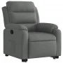 Sillón reclinable elevable de tela gris oscuro de , Sillones - Ref: Foro24-3204981, Precio: 287,15 €, Descuento: %