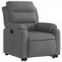 Sillón reclinable elevable de tela gris oscuro de , Sillones - Ref: Foro24-3204981, Precio: 264,65 €, Descuento: %
