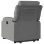 Sillón reclinable elevable de tela gris oscuro de , Sillones - Ref: Foro24-3204981, Precio: 287,15 €, Descuento: %