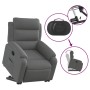 Sillón reclinable elevable de tela gris oscuro de , Sillones - Ref: Foro24-3204981, Precio: 264,65 €, Descuento: %