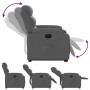 Sillón reclinable elevable de tela gris oscuro de , Sillones - Ref: Foro24-3204981, Precio: 264,65 €, Descuento: %