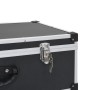 Maletín para 80 CD aluminio y ABS negro de vidaXL, Organizadores y cajas de CD/DVD - Ref: Foro24-91855, Precio: 60,96 €, Desc...