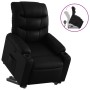 Reclining and lift chair in black faux leather by , Armchairs - Ref: Foro24-3206599, Price: 274,95 €, Discount: %