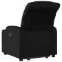 Sillón reclinable elevable cuero artificial negro de , Sillones - Ref: Foro24-3206599, Precio: 320,27 €, Descuento: %