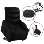 Sillón reclinable elevable cuero artificial negro de , Sillones - Ref: Foro24-3206599, Precio: 320,27 €, Descuento: %