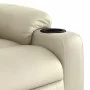 Cream-colored artificial leather reclining and lift chair by , Armchairs - Ref: Foro24-3206600, Price: 310,86 €, Discount: %