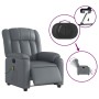 Sillón de masaje reclinable eléctrico cuero sintético gris de , Sillones - Ref: Foro24-3205260, Precio: 271,52 €, Descuento: %