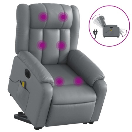 Elektrischer Lift Massagesessel Kunstleder grau von , Sessel - Ref: Foro24-3205288, Preis: 337,32 €, Rabatt: %