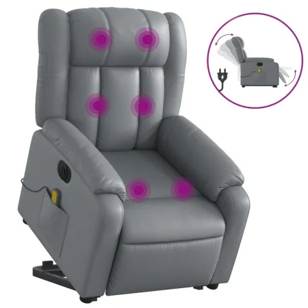 Elektrischer Lift Massagesessel Kunstleder grau von , Sessel - Ref: Foro24-3205288, Preis: 357,88 €, Rabatt: %