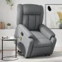 Sillón de masaje elevable eléctrico cuero sintético gris de , Sillones - Ref: Foro24-3205288, Precio: 358,10 €, Descuento: %