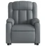 Sillón de masaje elevable eléctrico cuero sintético gris de , Sillones - Ref: Foro24-3205288, Precio: 358,10 €, Descuento: %