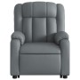 Sillón de masaje elevable eléctrico cuero sintético gris de , Sillones - Ref: Foro24-3205288, Precio: 337,21 €