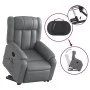 Gray artificial leather foot massage recliner. by , Armchairs - Ref: Foro24-3205274, Price: 307,88 €, Discount: %