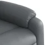 Gray artificial leather foot massage recliner. by , Armchairs - Ref: Foro24-3205274, Price: 307,88 €, Discount: %