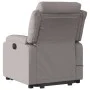 Sillón reclinable de masaje elevable tela gris taupé de , Sillones - Ref: Foro24-3205000, Precio: 345,02 €, Descuento: %