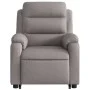 Sillón reclinable de masaje elevable tela gris taupé de , Sillones - Ref: Foro24-3205000, Precio: 345,02 €, Descuento: %