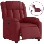 Red Fabric Electric Recliner by , Armchairs - Ref: Foro24-3205295, Price: 273,39 €, Discount: %
