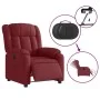 Red Fabric Electric Recliner by , Armchairs - Ref: Foro24-3205295, Price: 273,39 €, Discount: %