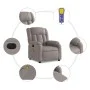 Elektrischer Massage-Liegestuhl taupegrauer Stoff von , Sessel - Ref: Foro24-3205312, Preis: 295,71 €, Rabatt: %