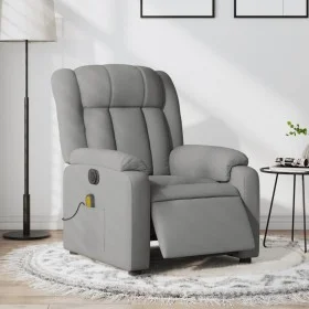 Elektrischer Massage-Liegestuhl hellgrauer Stoff von , Sessel - Ref: Foro24-3205304, Preis: 270,07 €, Rabatt: %