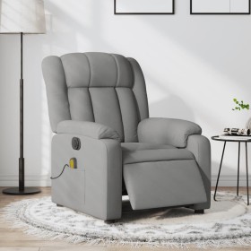 Light gray electric massage recliner chair by , Armchairs - Ref: Foro24-3205304, Price: 265,27 €, Discount: %