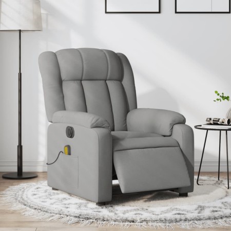 Elektrischer Massage-Liegestuhl hellgrauer Stoff von , Sessel - Ref: Foro24-3205304, Preis: 265,27 €, Rabatt: %