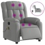 Elektrischer Massage-Liegestuhl hellgrauer Stoff von , Sessel - Ref: Foro24-3205304, Preis: 265,27 €, Rabatt: %