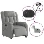 Sillón reclinable de masaje eléctrico tela gris claro de , Sillones - Ref: Foro24-3205304, Precio: 270,06 €, Descuento: %