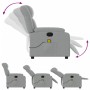 Elektrischer Massage-Liegestuhl hellgrauer Stoff von , Sessel - Ref: Foro24-3205304, Preis: 265,27 €, Rabatt: %