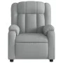 Light gray electric massage recliner chair by , Armchairs - Ref: Foro24-3205304, Price: 261,48 €, Discount: %
