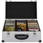 Koffer für 60 CD Aluminium und ABS silber von vidaXL, CD/DVD-Organizer und -Hüllen - Ref: Foro24-91856, Preis: 55,99 €, Rabat...