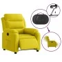 Gelber Samt-Power-Liegestuhl von , Sessel - Ref: Foro24-3205077, Preis: 271,19 €, Rabatt: %