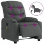 Sillón reclinable de masaje eléctrico tela gris oscuro de , Sillones - Ref: Foro24-3206637, Precio: 333,10 €, Descuento: %