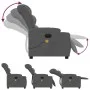 Sillón reclinable de masaje eléctrico tela gris oscuro de , Sillones - Ref: Foro24-3206637, Precio: 333,10 €, Descuento: %