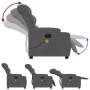 Sillón reclinable de masaje eléctrico tela gris oscuro de , Sillones - Ref: Foro24-3206637, Precio: 327,64 €, Descuento: %