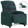 Dunkelgrüner elektrischer Massage-Liegestuhl mit Stoff von , Sessel - Ref: Foro24-3206642, Preis: 313,24 €, Rabatt: %