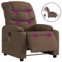 Sillón reclinable de masaje eléctrico tela marrón de , Sillones - Ref: Foro24-3206640, Precio: 310,90 €, Descuento: %
